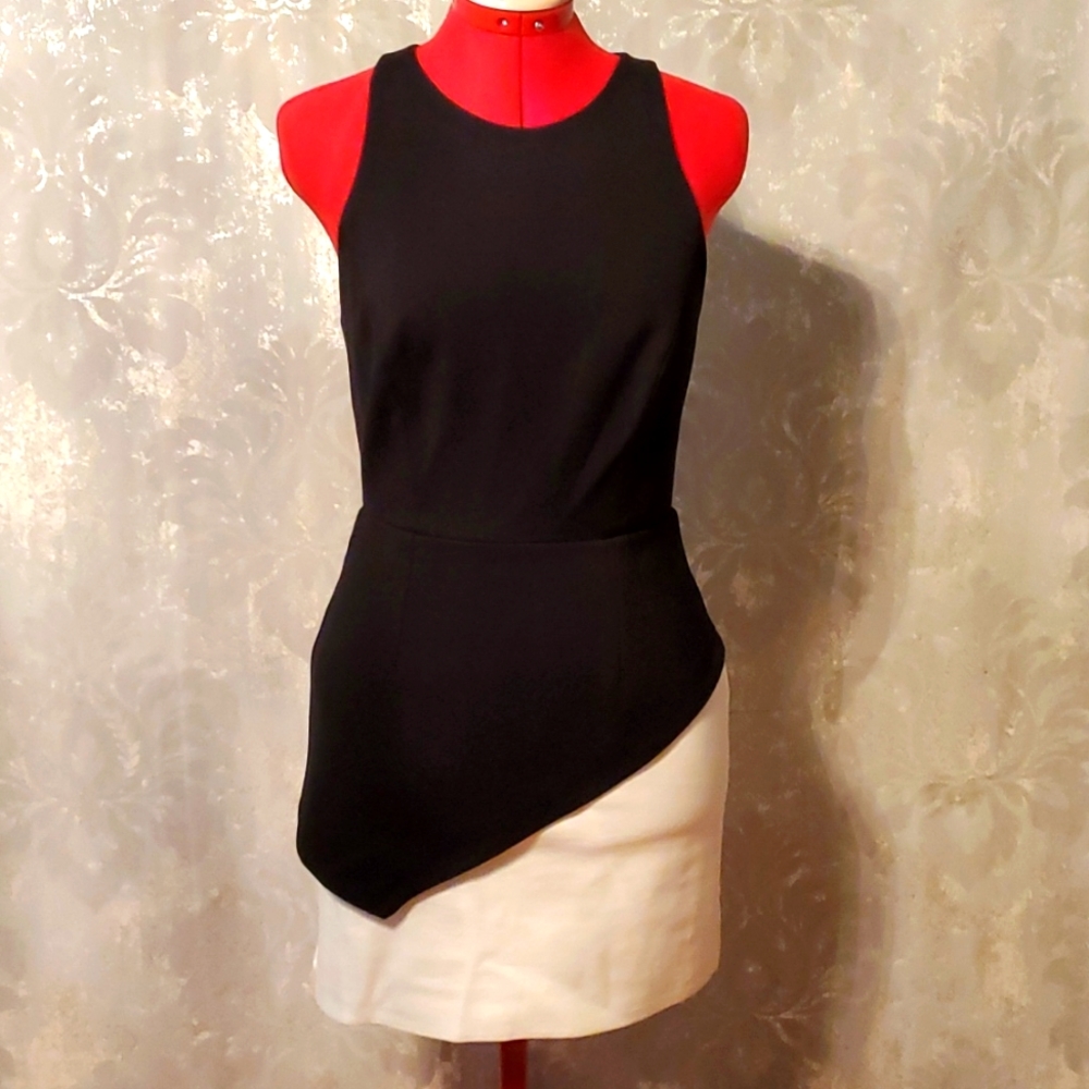 Halston heritage cut out dress